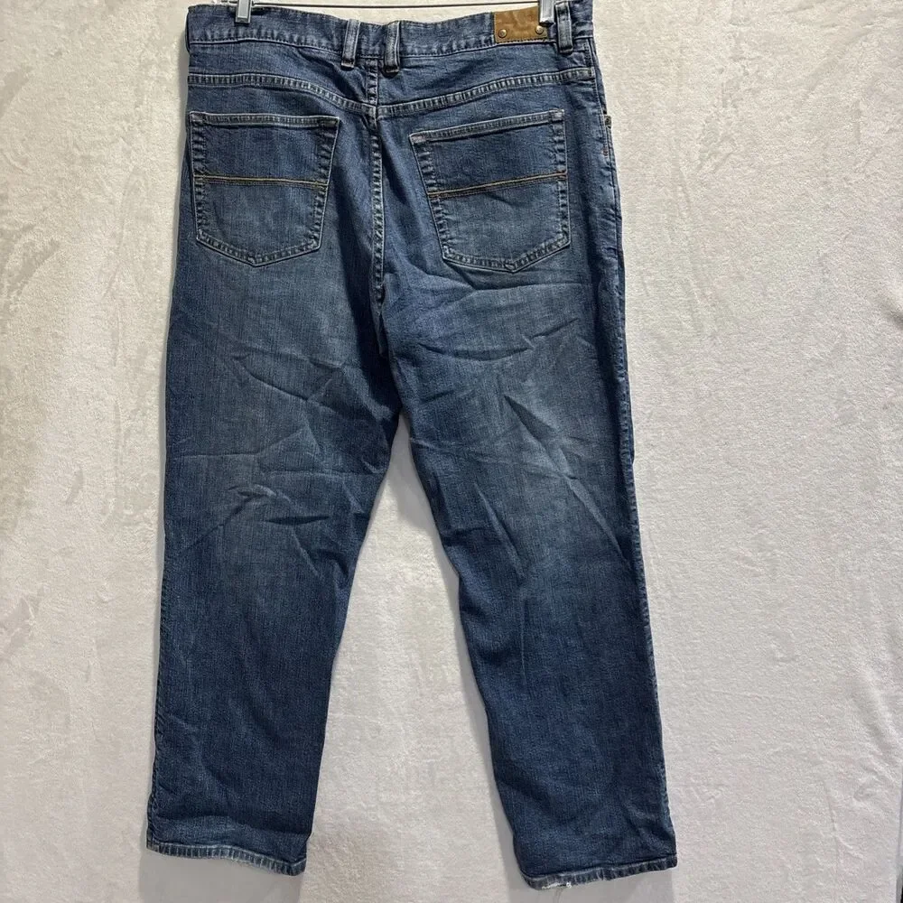 Indigo Palms Men's Jeans Size 38x32 Blue Original Fit Straight Leg Denim Preppy
